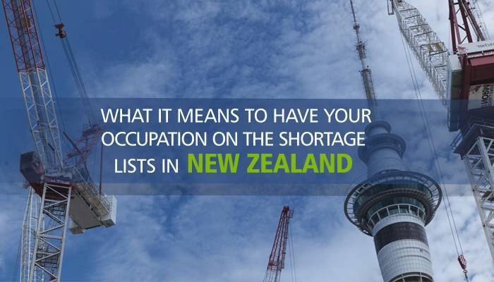 What It Means To Have Your Occupation On The Shortage Lists In New Zealand
