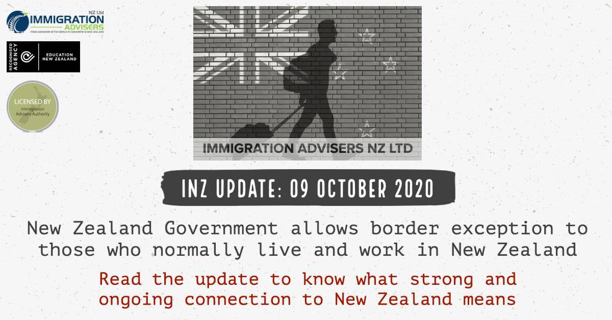Border Exception for Normally Resident Work Visa Holders: Conditions Attached