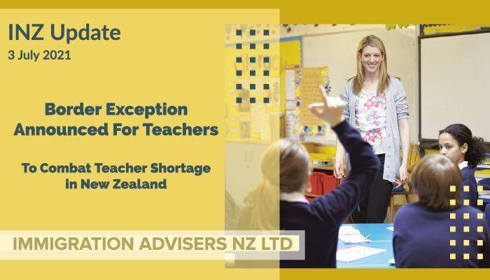 New Border Exception For Teachers