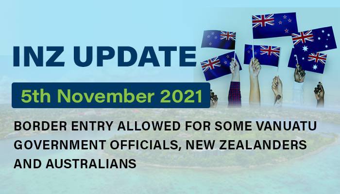 Border Entry Allowed For Some Vanuatu Government Officials, New Zealanders And Australians