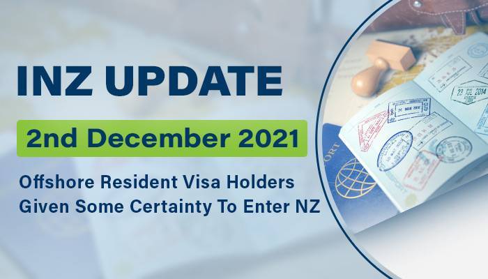 Certainty for Offshore Resident Visa Holders