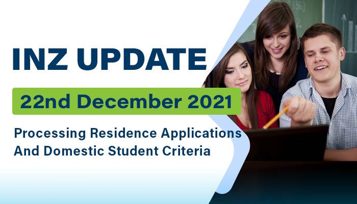 Update on Processing Residence Applications and Domestic Student Criteria