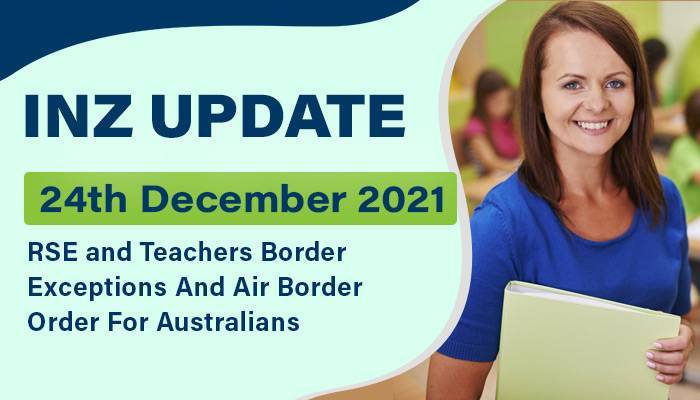 Border Exceptions for RSE and Teachers and Air Border Order for Australians