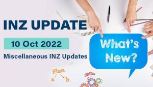 Miscellaneous INZ updates